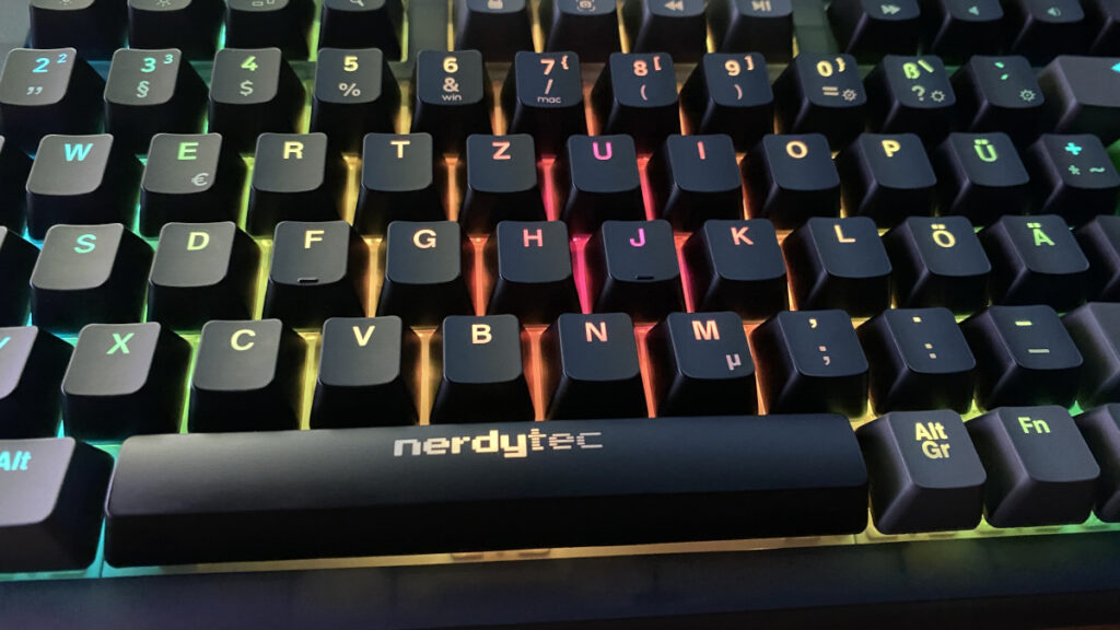 nerdytec CYKEY RGB Mechanical Keyboard im Test: Die absolute Freiheit